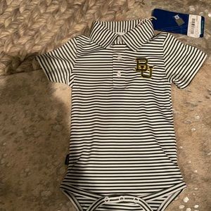 6 month Baylor onesie